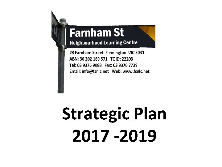 Strategic Plan 2017 -2019 