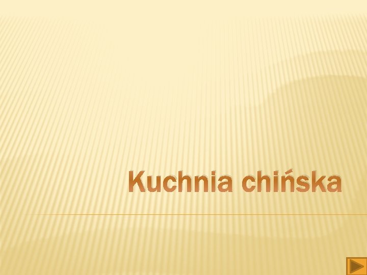 Kuchnia chińska 