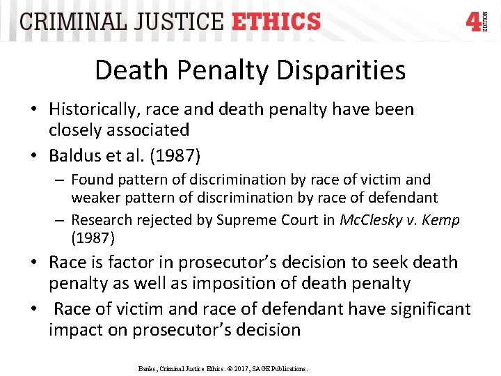 Death Penalty Disparities • Historically, race and death penalty have been closely associated •