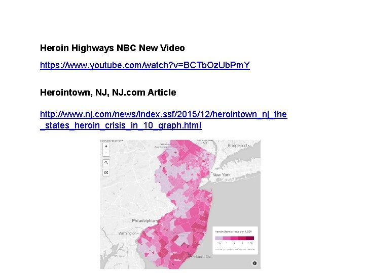 Heroin Highways NBC New Video https: //www. youtube. com/watch? v=BCTb. Oz. Ub. Pm. Y