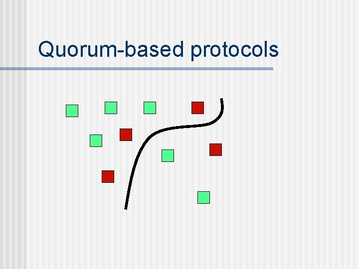 Quorum-based protocols 