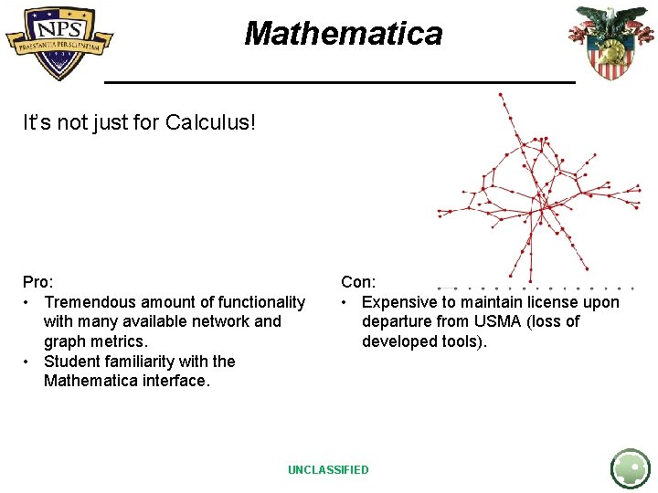 Mathematica It’s not just for Calculus! Pro: • Tremendous amount of functionality with many