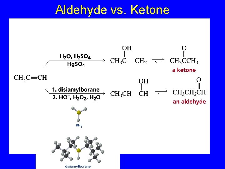 Aldehyde vs. Ketone 