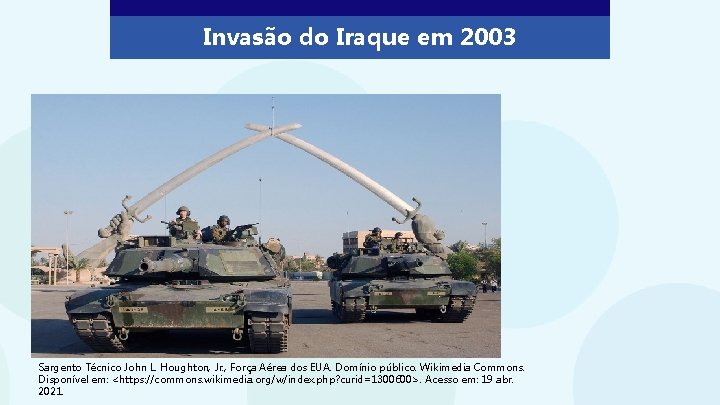 Invasão do Iraque em 2003 Sargento Técnico John L. Houghton, Jr. , Força Aérea