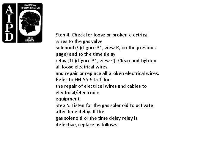 Step 4. Check for loose or broken electrical wires to the gas valve solenoid