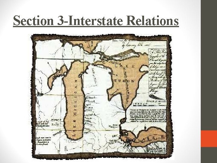 Section 3 -Interstate Relations 