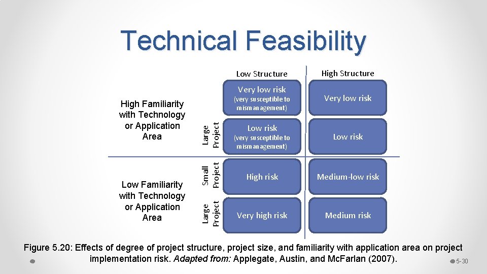 Technical Feasibility Low Structure Very low risk Large Project Low risk Very low risk Technical Feasibility Low Structure Very low risk Large Project Low risk Very low risk