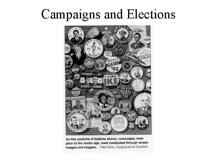 Campaigns and Elections 