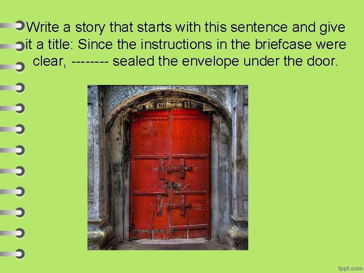 Write a story that starts with this sentence and give it a title: Since