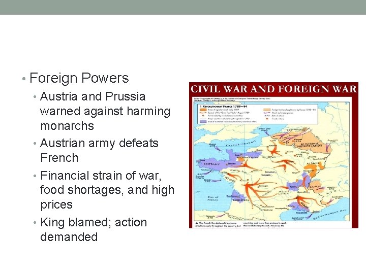 • Foreign Powers • Austria and Prussia warned against harming monarchs • Austrian • Foreign Powers • Austria and Prussia warned against harming monarchs • Austrian