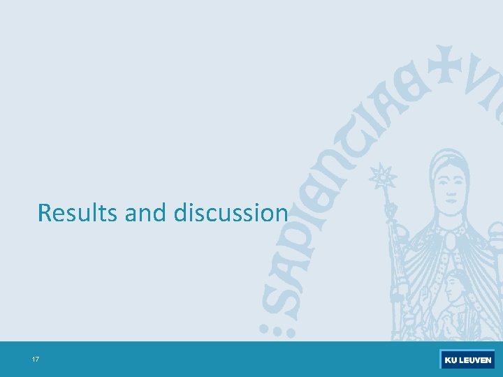 Results and discussion 17 