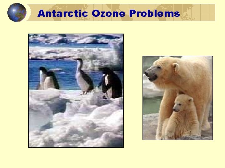 Antarctic Ozone Problems 