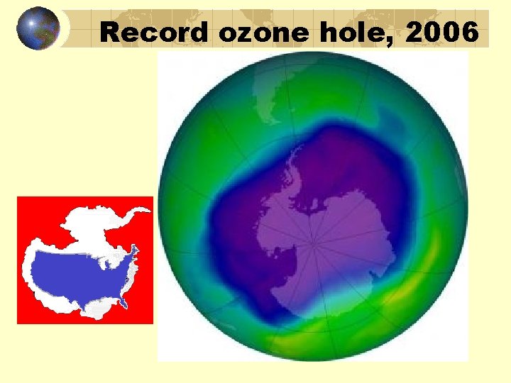 Record ozone hole, 2006 