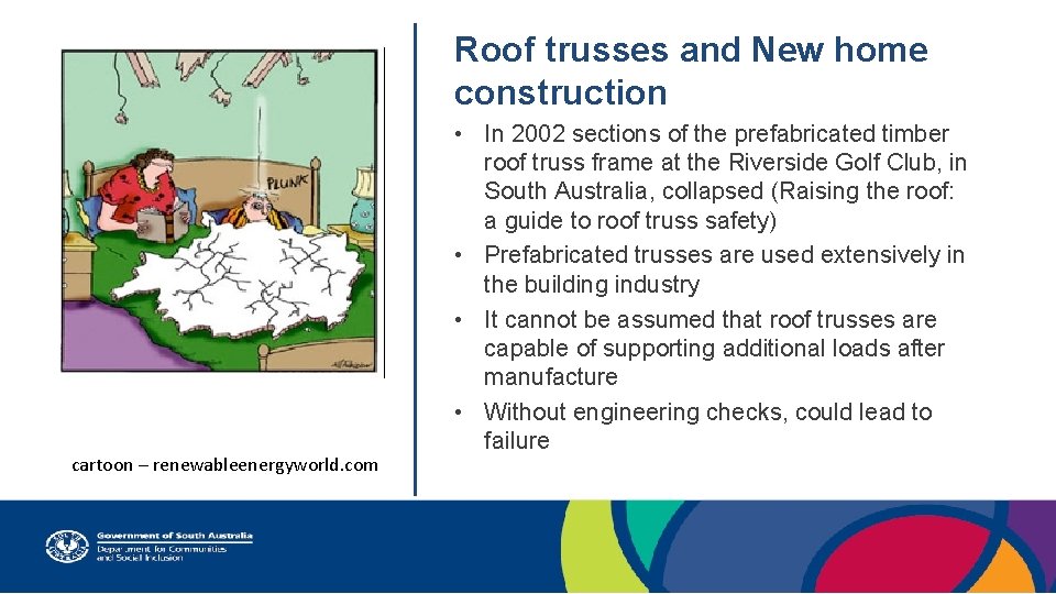 Roof trusses and New home construction cartoon – renewableenergyworld. com • In 2002 sections