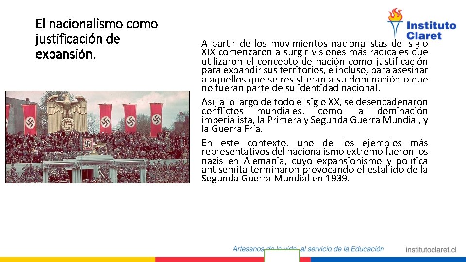 El nacionalismo como justificación de expansión. A partir de los movimientos nacionalistas del siglo