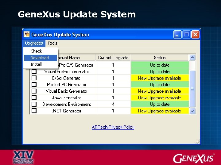 Gene. Xus Update System 