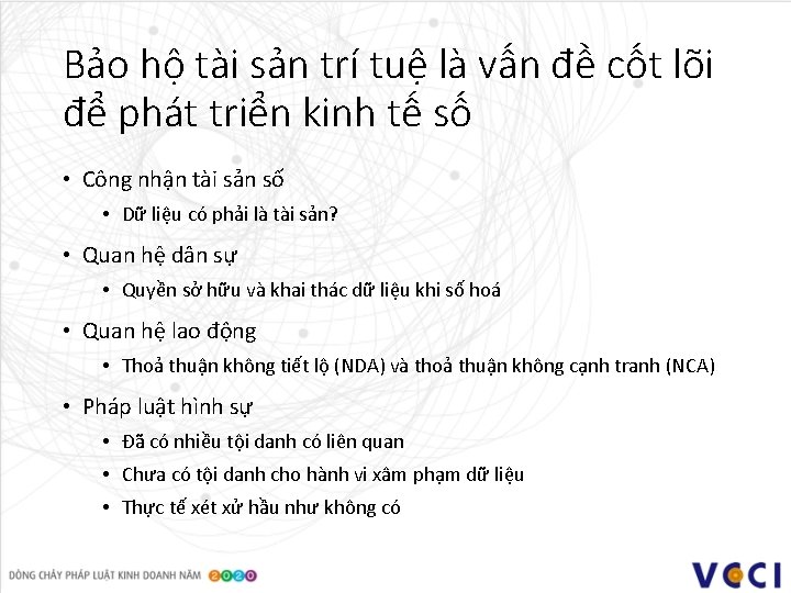 Bảo hộ tài sản trí tuệ là vấn đề cốt lõi để phát triển