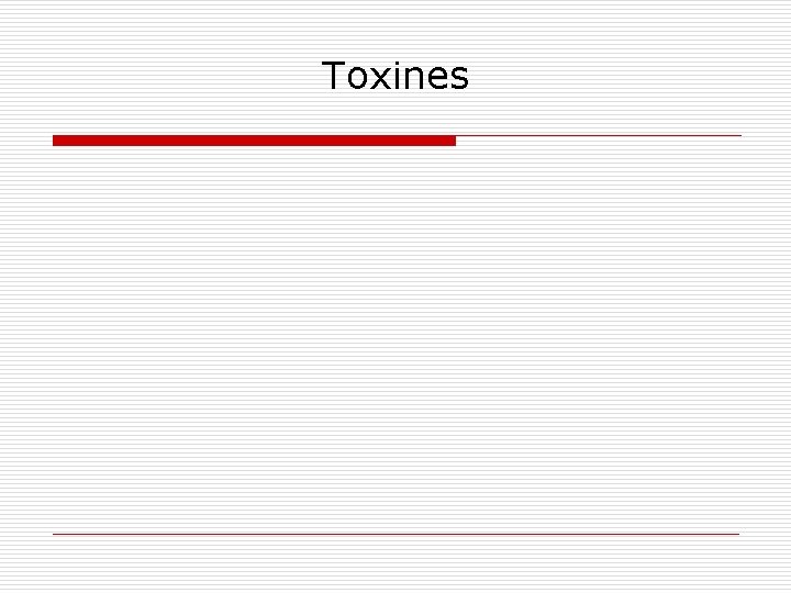 Toxines 