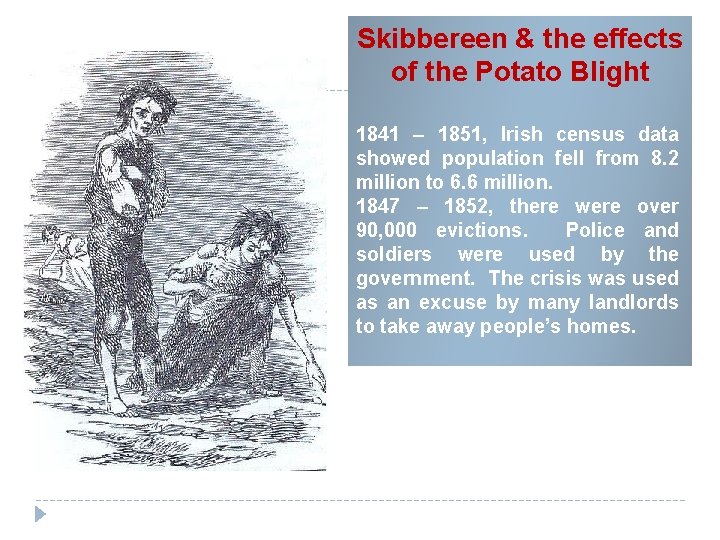 Skibbereen & the effects of the Potato Blight 1841 – 1851, Irish census data