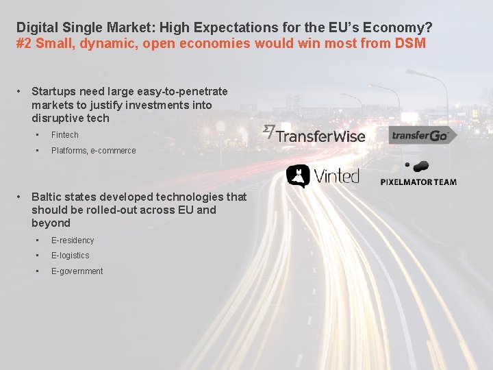 Digital Single Market: High Expectations for the EU’s Economy? #2 Small, dynamic, open economies