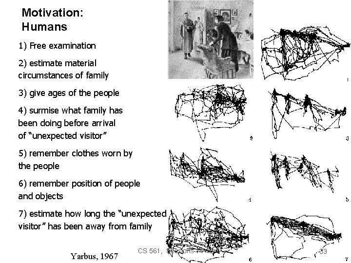 Motivation: Humans 1) Free examination 2) estimaterial circumstances of family 3) give ages of