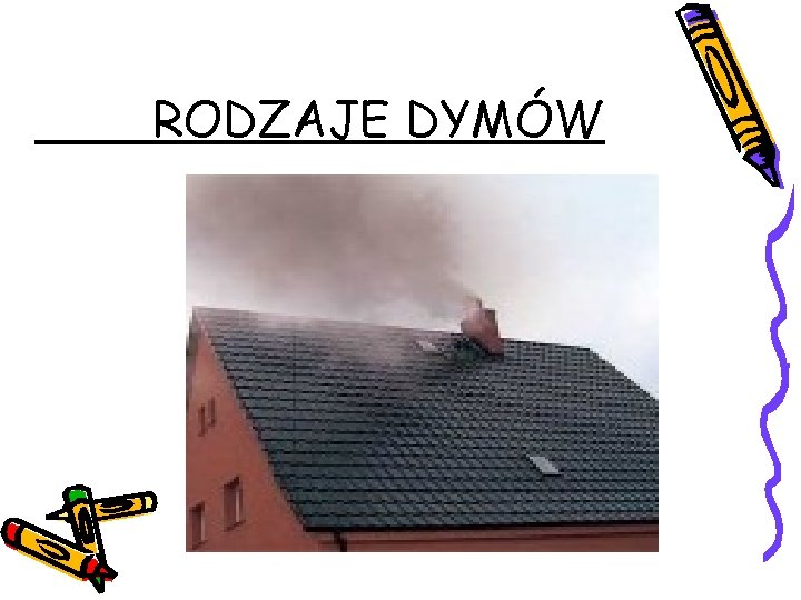 RODZAJE DYMÓW 