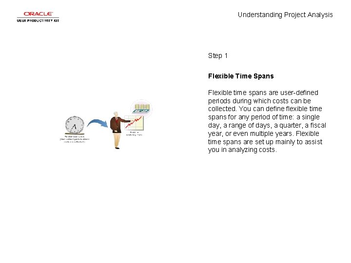 Understanding Project Analysis Step 1 Flexible Time Spans Flexible time spans are user-defined periods