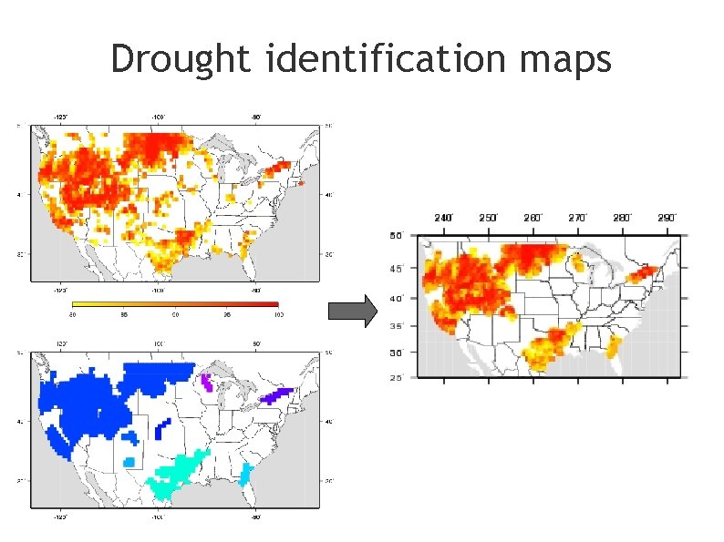 Drought identification maps 