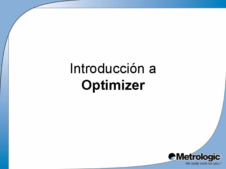 Introducción a Optimizer 