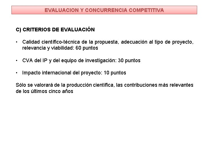 CONVOCATORIA DE PROYECTOS DE IDi UNIVERSIDADES Y ENTIDADES