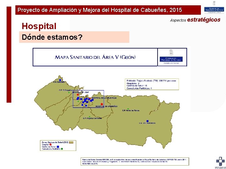 Proyecto de Ampliación y Mejora del Hospital de Cabueñes, 2015 Plan de Ampliaciónestratégicos y