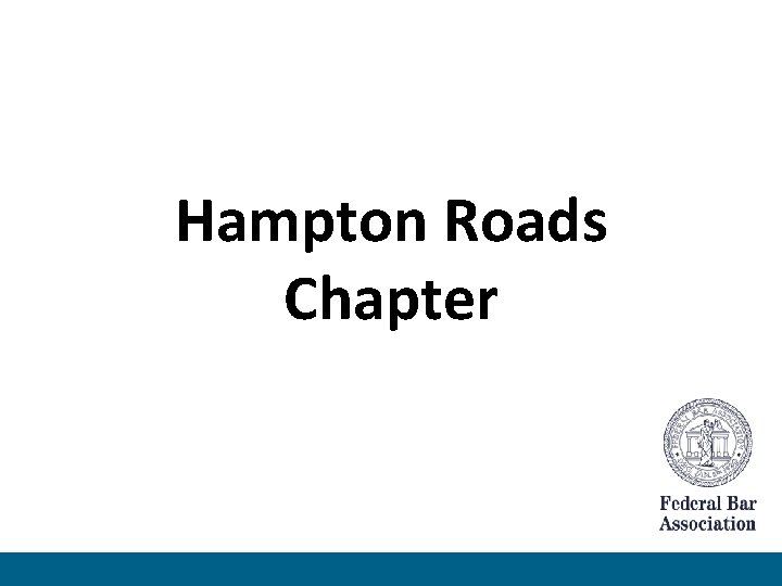 Hampton Roads Chapter 