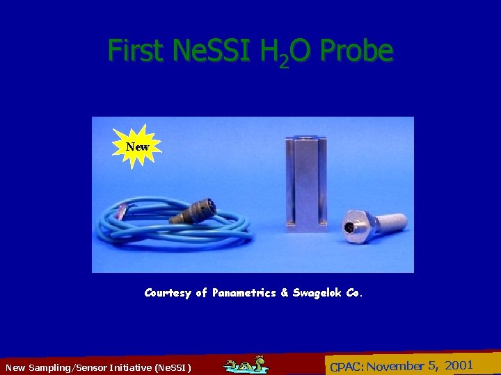 First Ne. SSI H 2 O Probe New Courtesy of Panametrics & Swagelok Co.