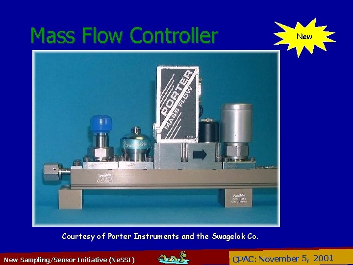 Mass Flow Controller New Courtesy of Porter Instruments and the Swagelok Co. New Sampling/Sensor