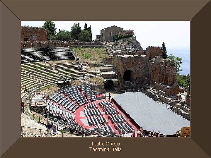Teatro Griego Taormina, Italia 