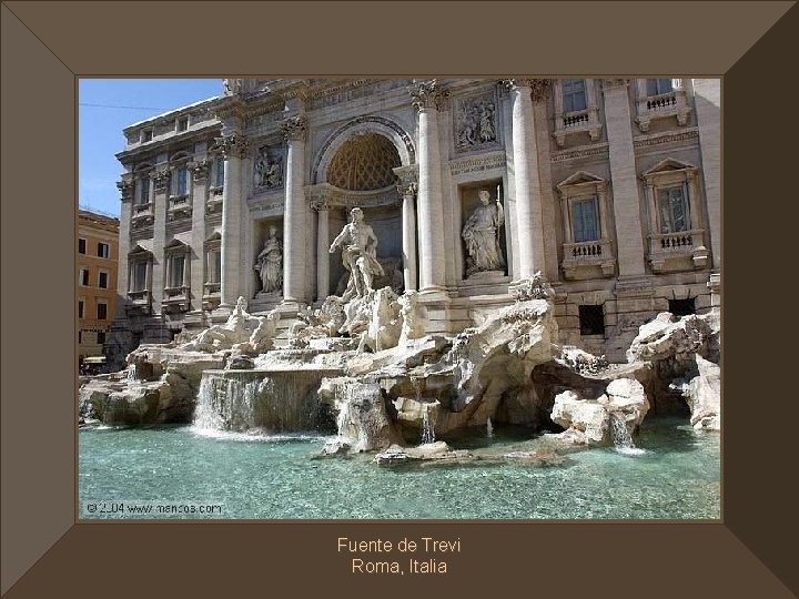 Fuente de Trevi Roma, Italia 