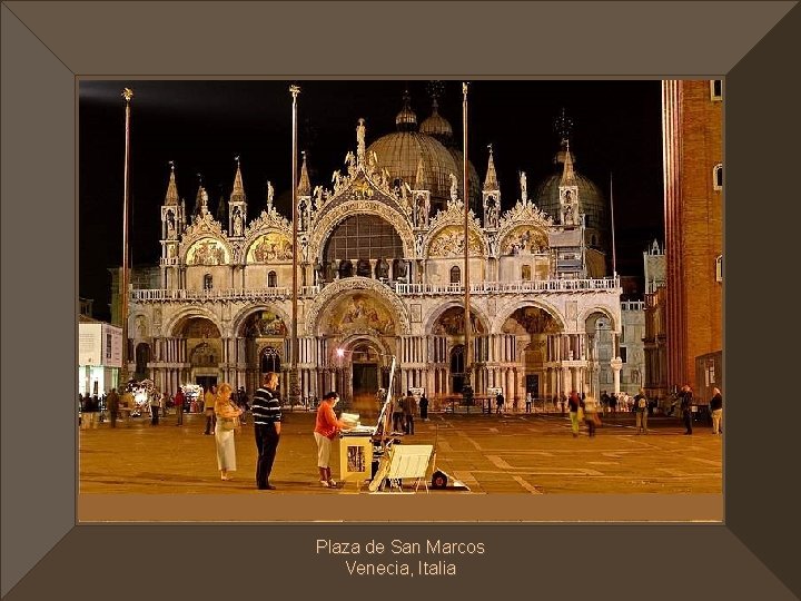 Plaza de San Marcos Venecia, Italia 