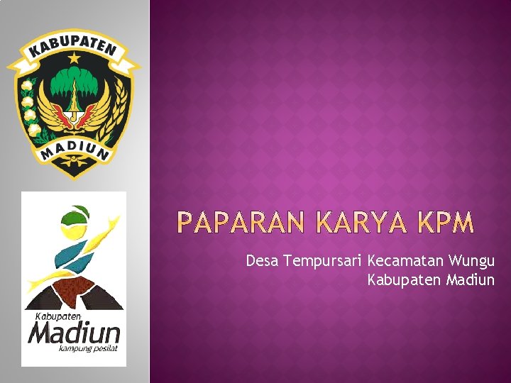 Desa Tempursari Kecamatan Wungu Kabupaten Madiun 