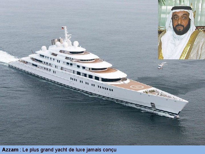 Azzam : Le plus grand yacht de luxe jamais conçu 