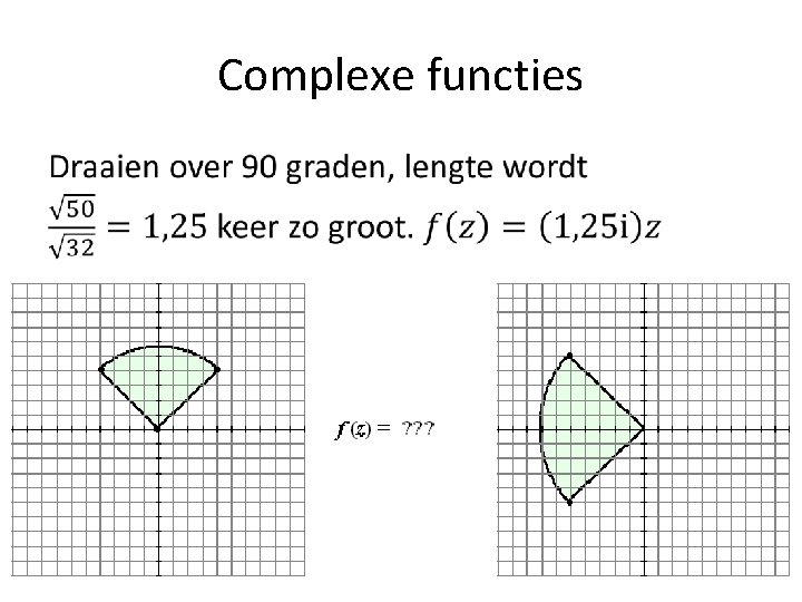 Complexe functies • 