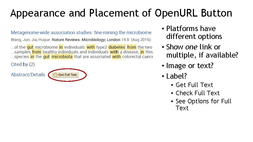 Last But Not Least UX of Linking and