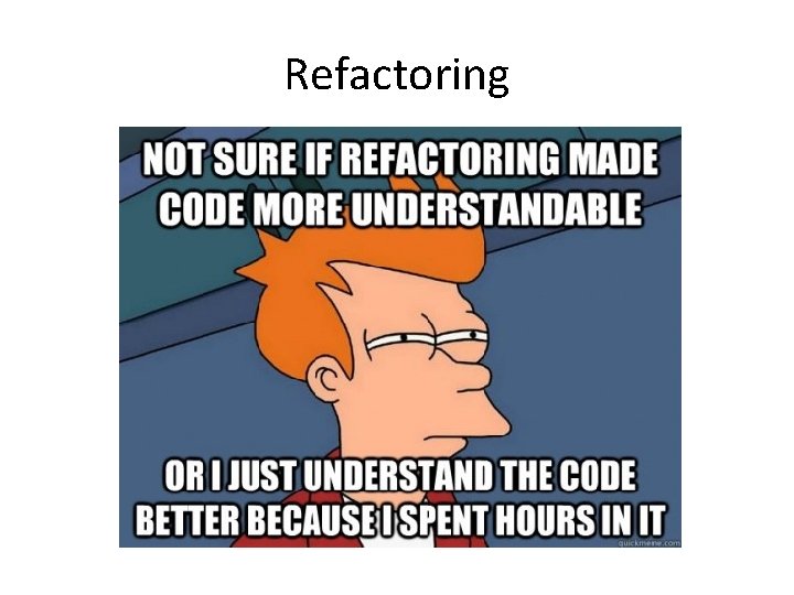 Refactoring 