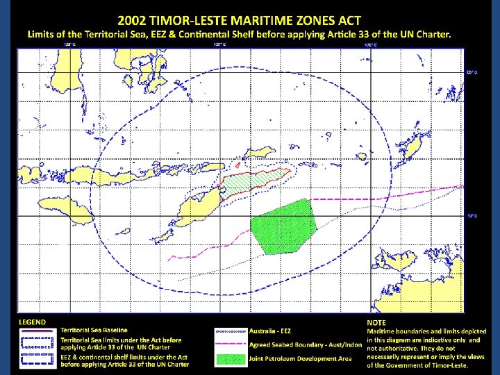 Timor-Leste nia deklarasaun territóriu maritima iha 2002 