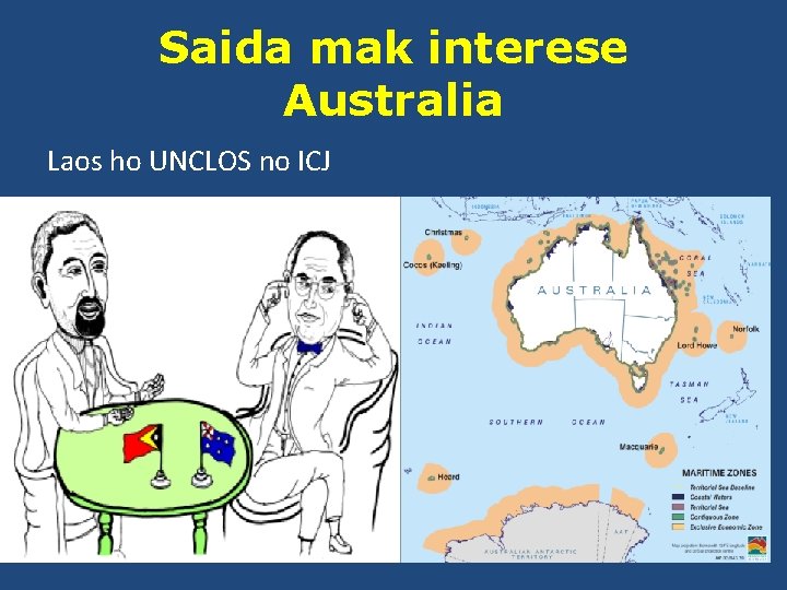 Saida mak interese Australia Laos ho UNCLOS no ICJ 