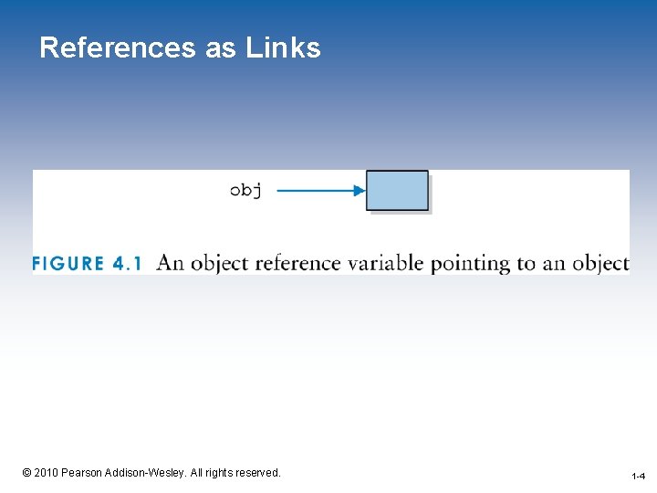 References as Links 1 -4 © 2010 Pearson Addison-Wesley. All rights reserved. 1 -4