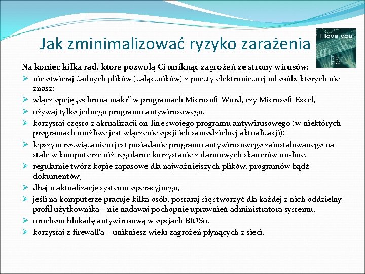 Jak zminimalizować ryzyko zarażenia Na koniec kilka rad, które pozwolą Ci uniknąć zagrożeń ze