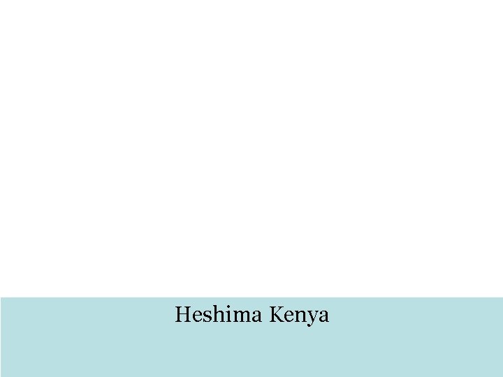Heshima Kenya 