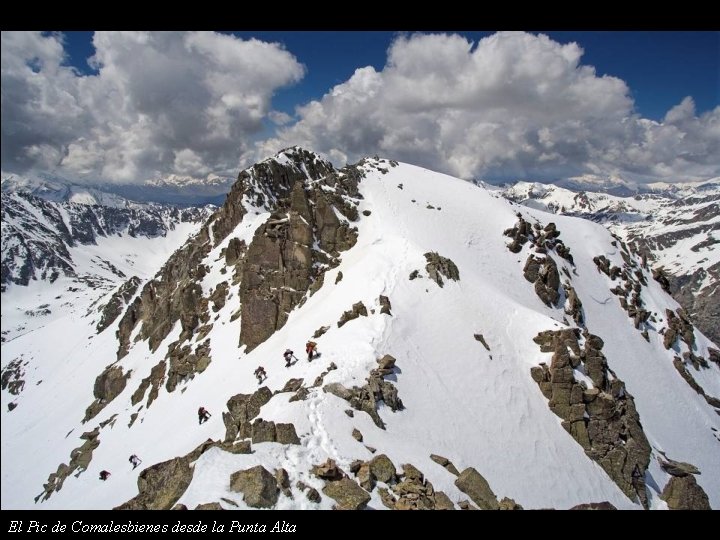 El Pic de Comalesbienes desde la Punta Alta 