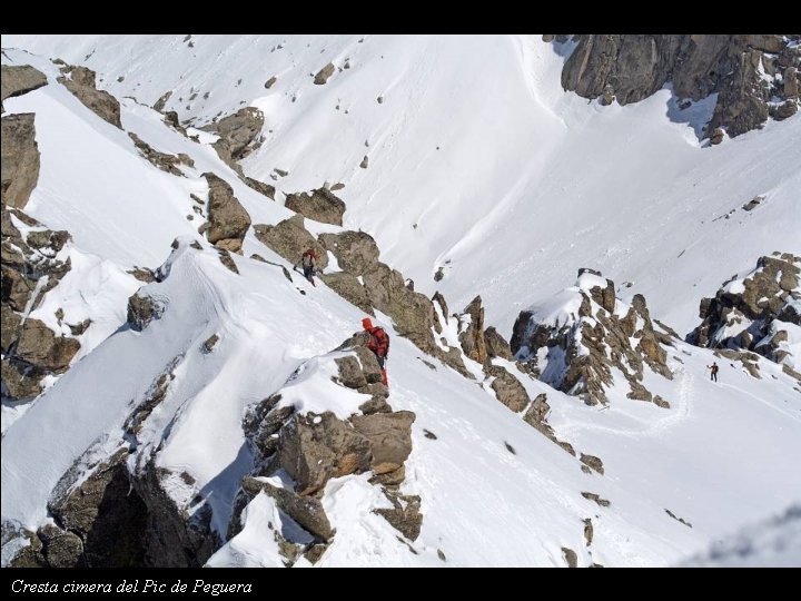 Cresta cimera del Pic de Peguera 