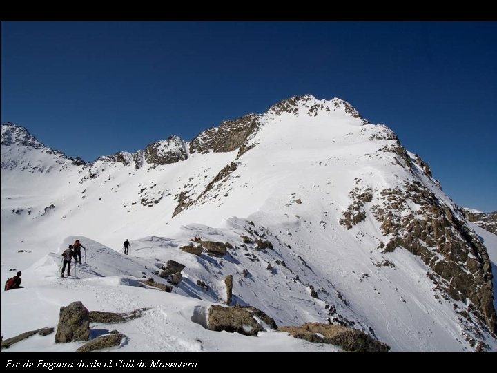 Pic de Peguera desde el Coll de Monestero 